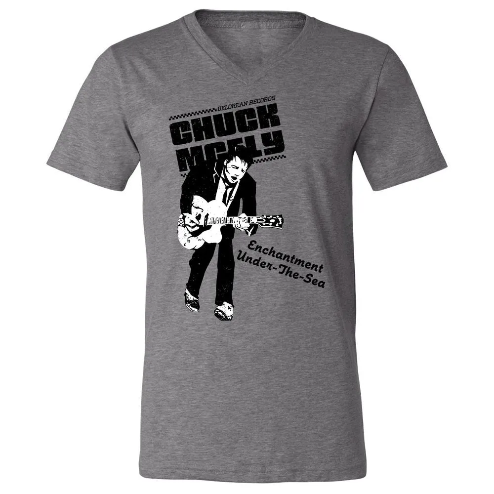 Unisex V-Neck T-Shirt - G94SNAYC - Deep Heather - 13