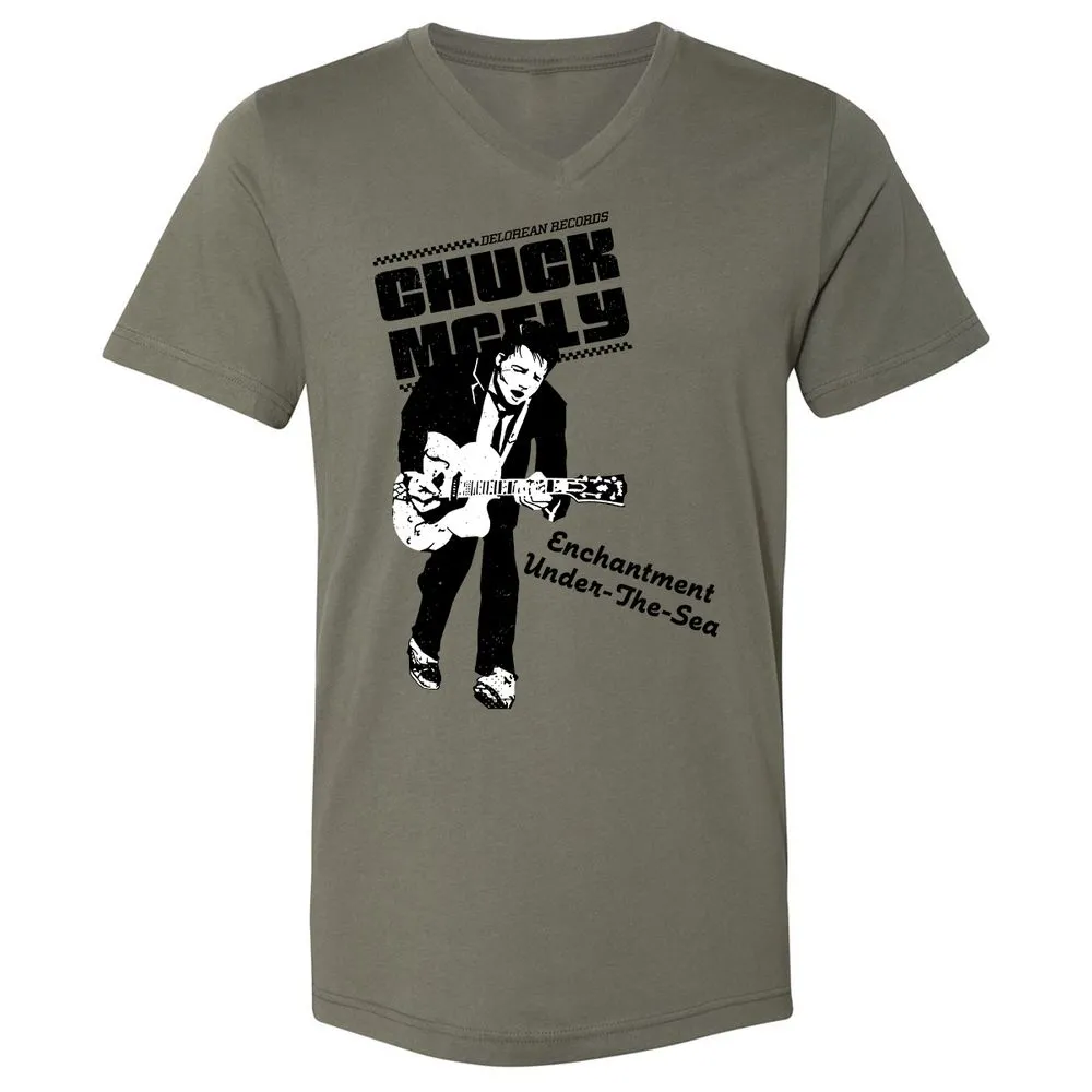 Unisex V-Neck T-Shirt - G94SNAYC - Military Green - 10