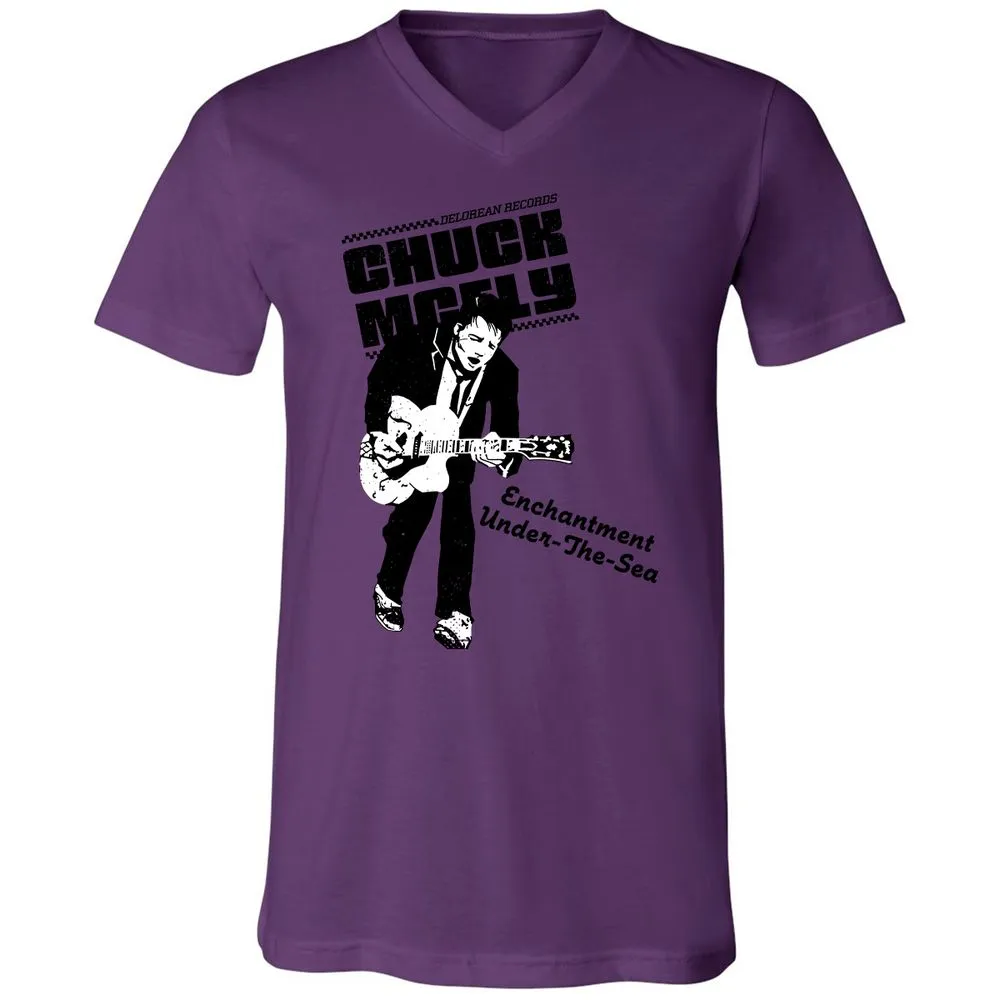 Unisex V-Neck T-Shirt - G94SNAYC - Team Purple - 2
