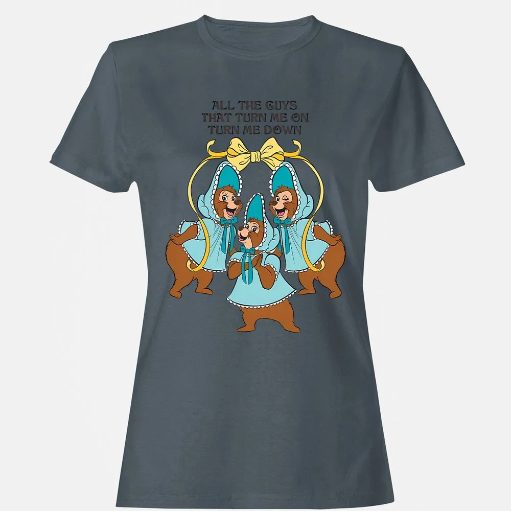Women's T-Shirt - EU7HD1KR - Charcoal - 3