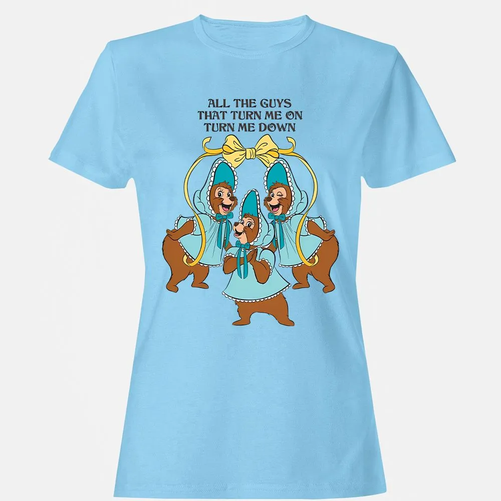 Women's T-Shirt - EU7HD1KR - Light Blue - 8