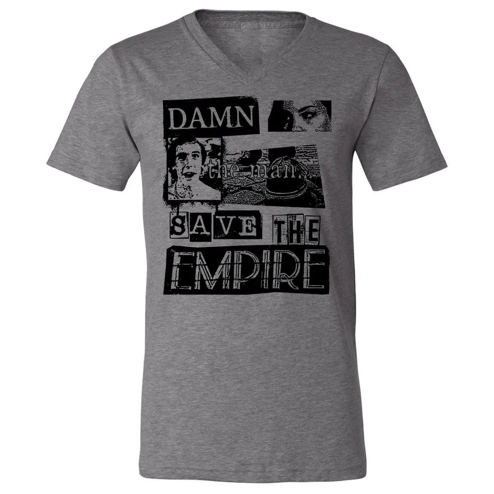 Unisex V-Neck T-Shirt - 85T26U5W - Deep Heather - 13