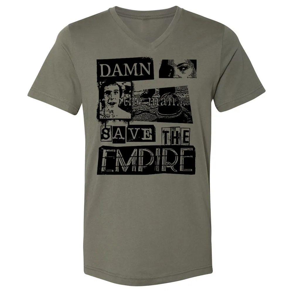 Unisex V-Neck T-Shirt - 85T26U5W - Military Green - 10