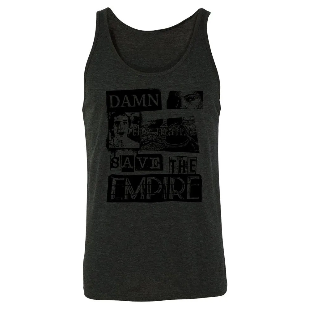 Unisex Jersey Tank - 8KEASX59 - Charcoal Black Triblend - 5