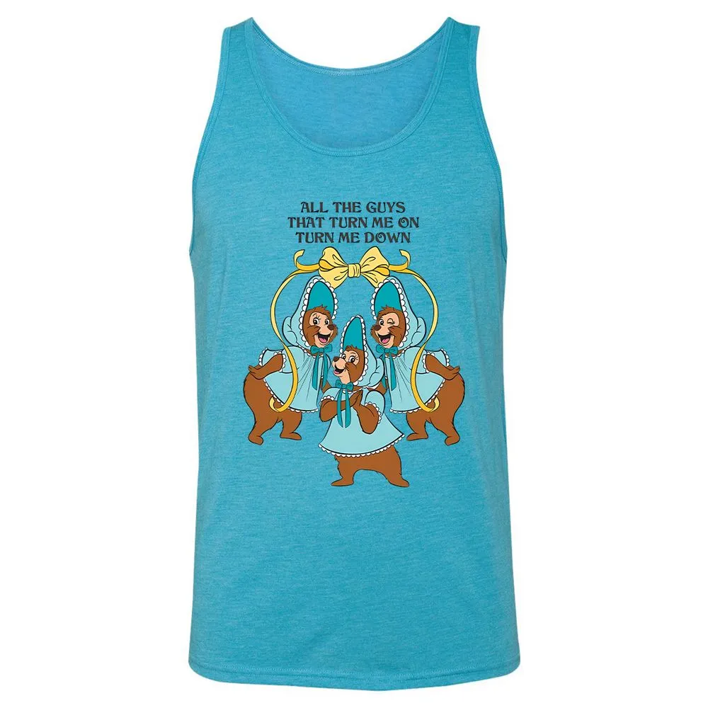 Unisex Jersey Tank - JDCEJZKP - Aqua Triblend - 3