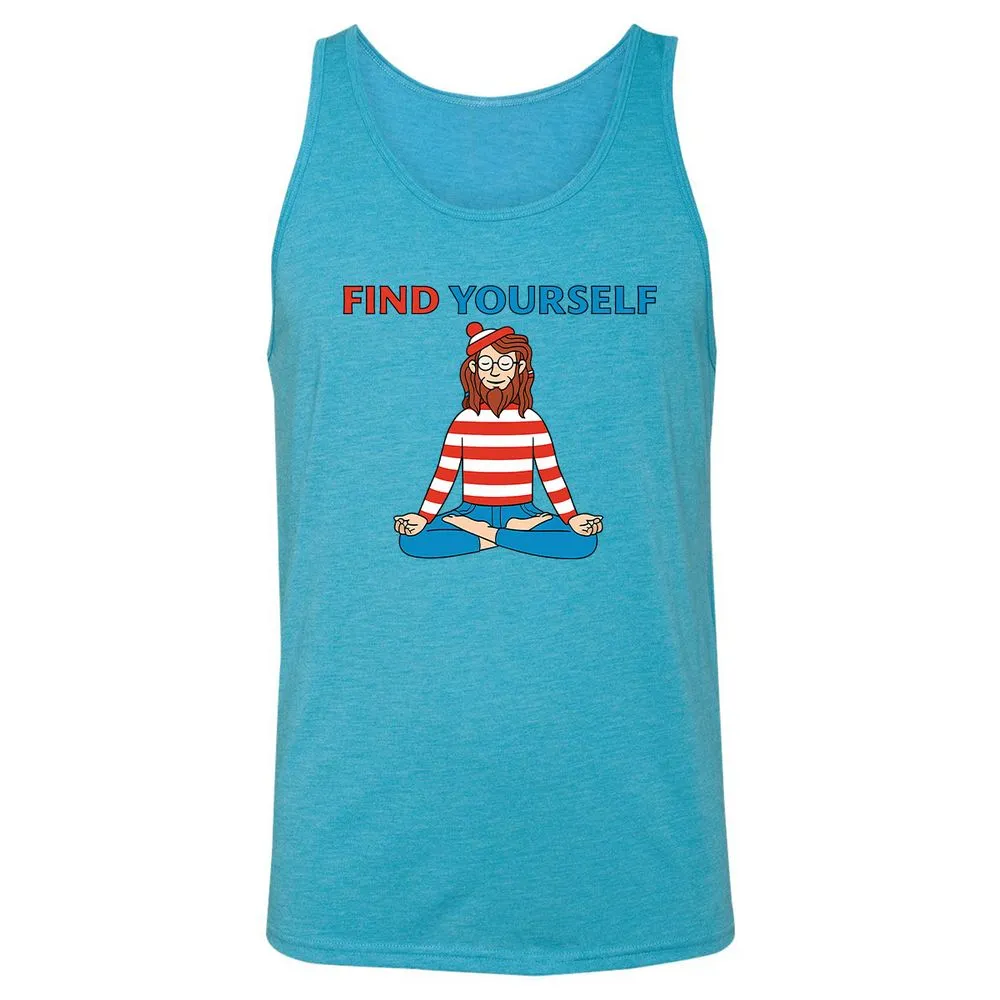 Unisex Jersey Tank - 4STMD6GZ - Aqua Triblend - 3