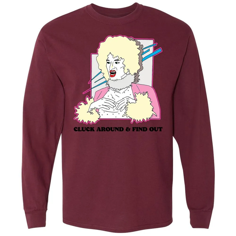 Long Sleeve T-Shirt - 4TNBMZRL - Maroon - 11