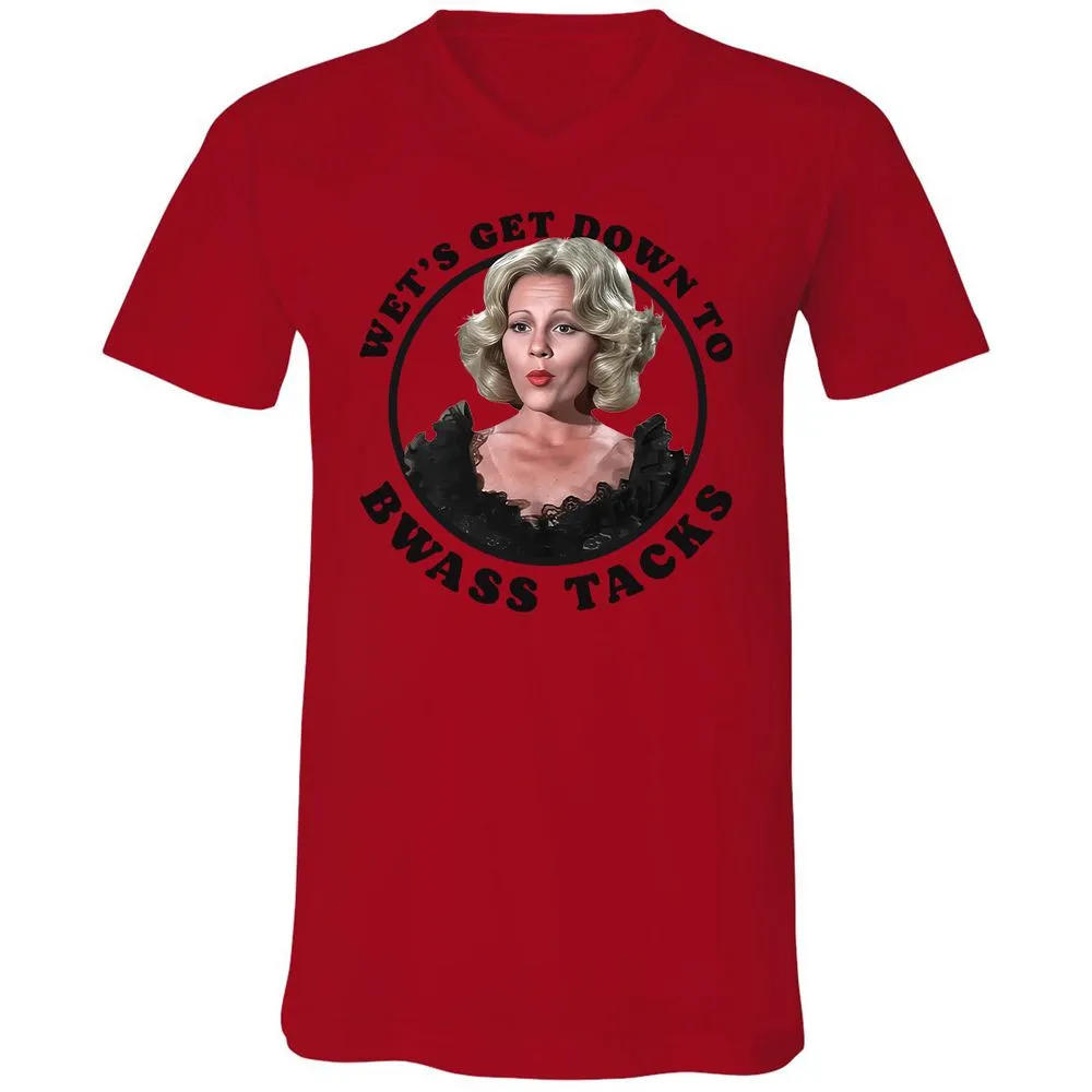 Unisex V-Neck T-Shirt - 8HRLUR38 - Red - 3