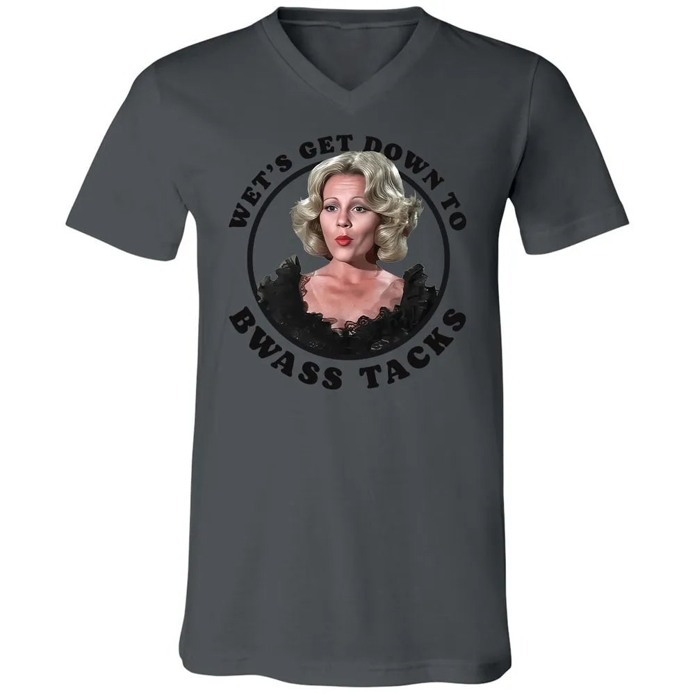 Unisex V-Neck T-Shirt - 8HRLUR38 - Asphalt - 12