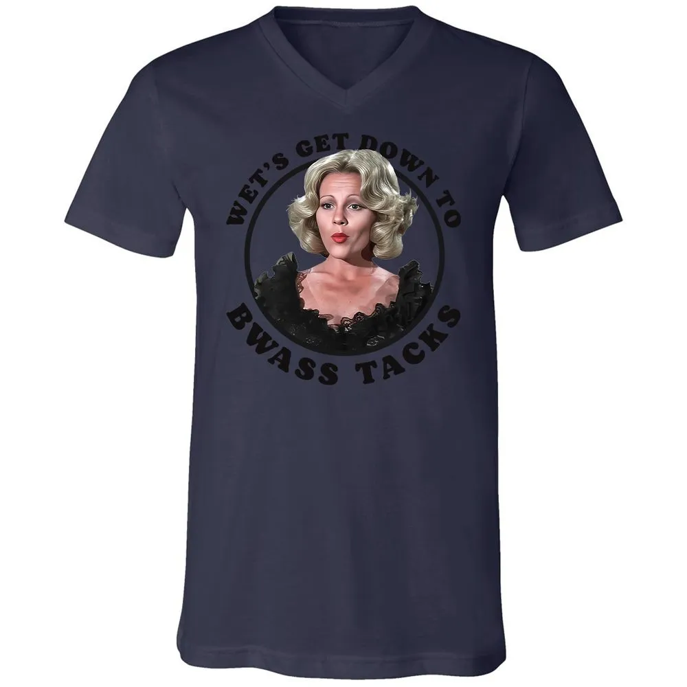 Unisex V-Neck T-Shirt - 8HRLUR38 - Navy - 9