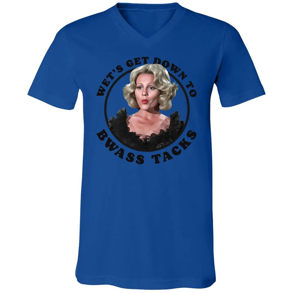 Unisex V-Neck T-Shirt - 8HRLUR38 - True Royal - 4