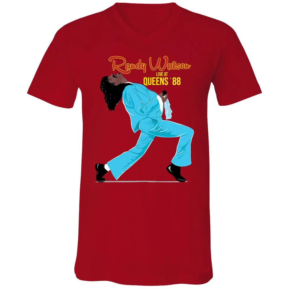 Unisex V-Neck T-Shirt - H32T7AGP - Red - 3