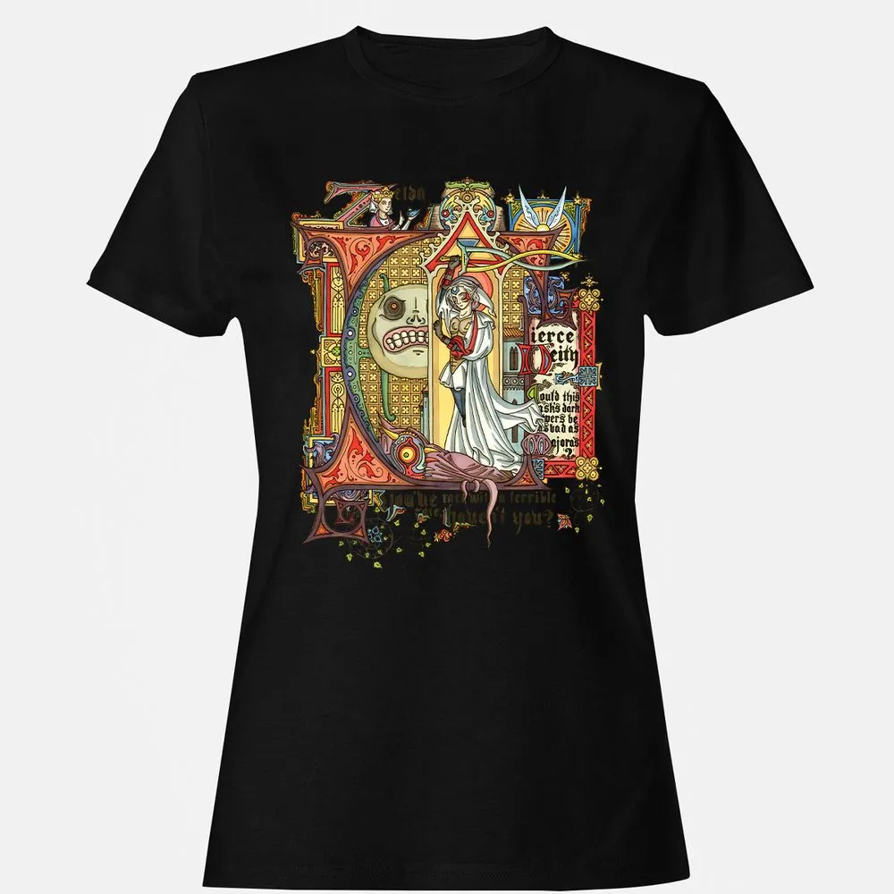Women's T-Shirt - PF1XXYJT - Black - 16