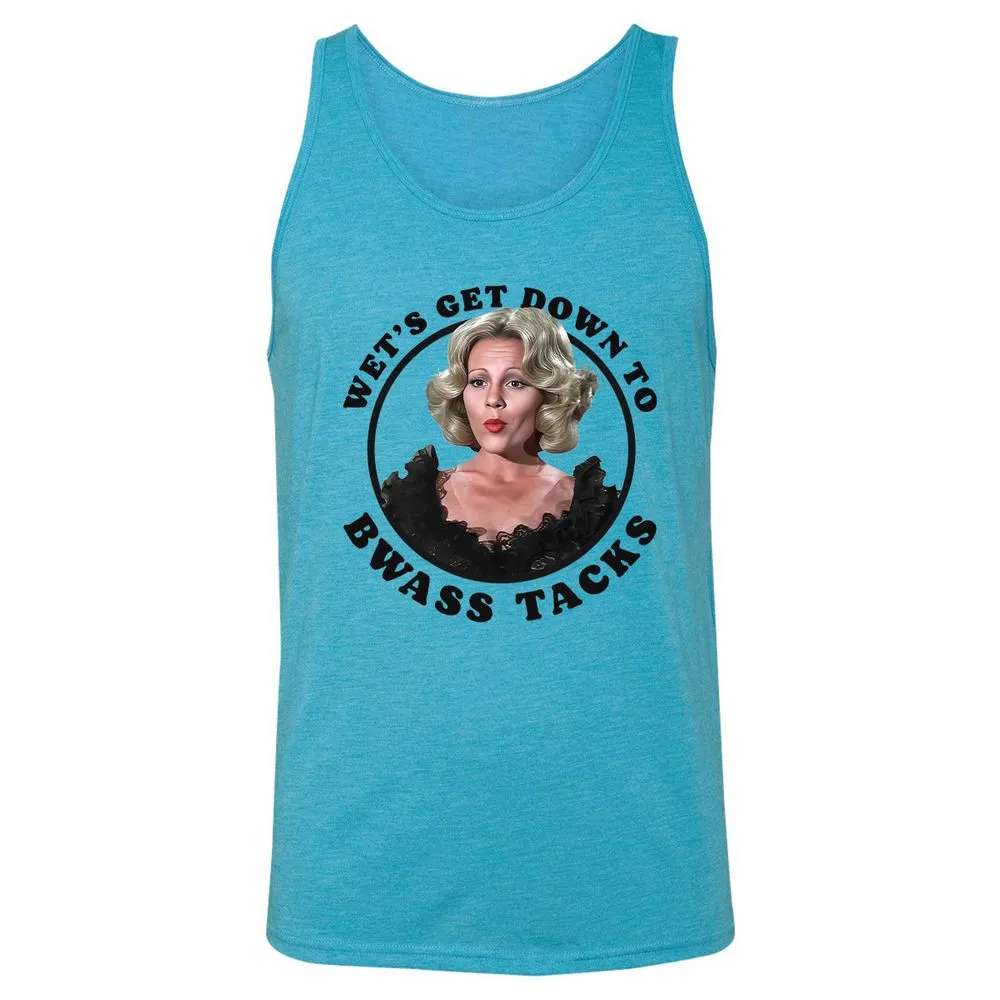 Unisex Jersey Tank - W749X9K6 - Aqua Triblend - 3
