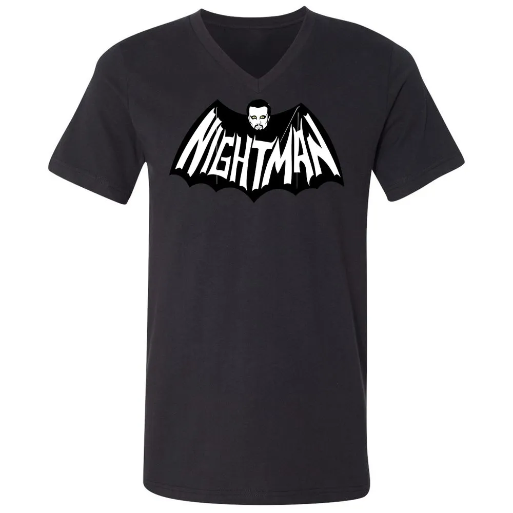 Unisex V-Neck T-Shirt - 5KA9E4HQ - Black - 16