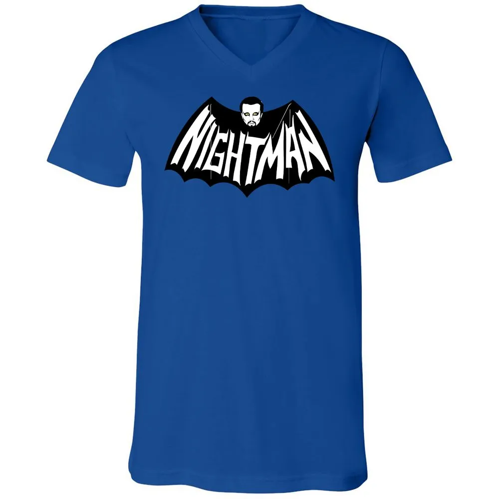 Unisex V-Neck T-Shirt - 5KA9E4HQ - True Royal - 4