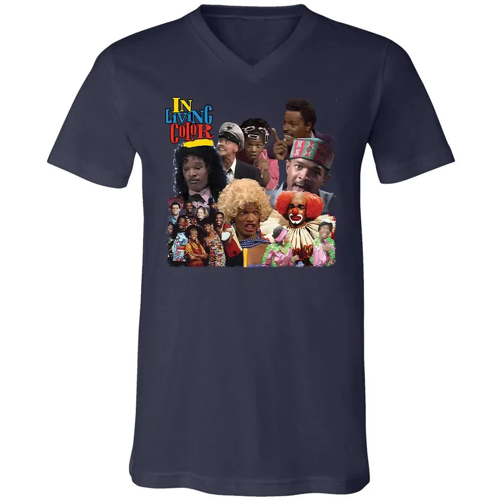 Unisex V-Neck T-Shirt - EUEP11XE - Navy - 9