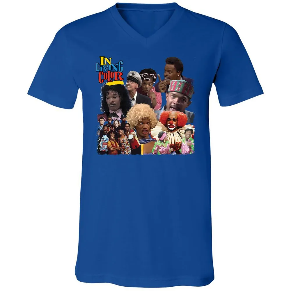 Unisex V-Neck T-Shirt - EUEP11XE - True Royal - 4