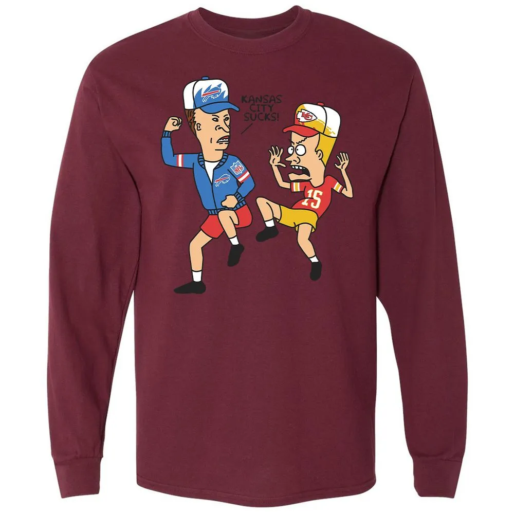 Long Sleeve T-Shirt - 5SK163NT - Maroon - 11