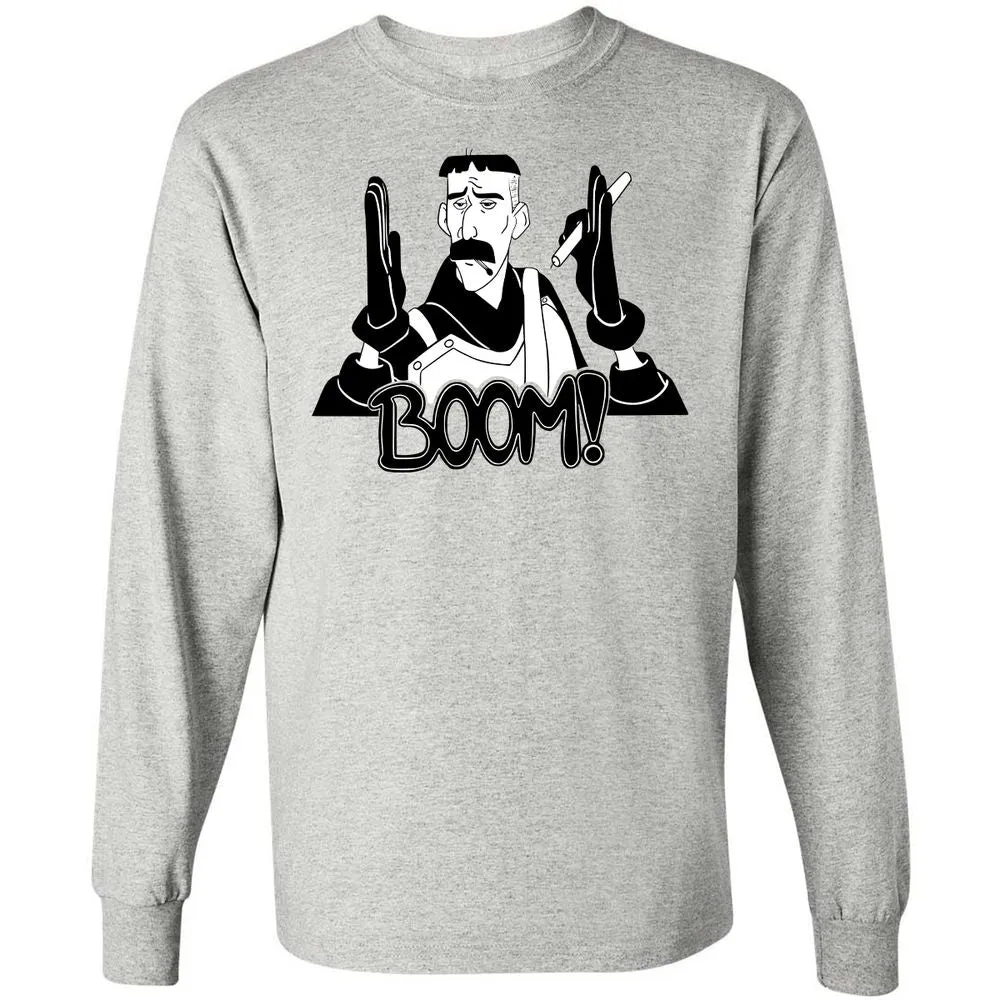 Long Sleeve T-Shirt - DM89XFUB - Ash - 5