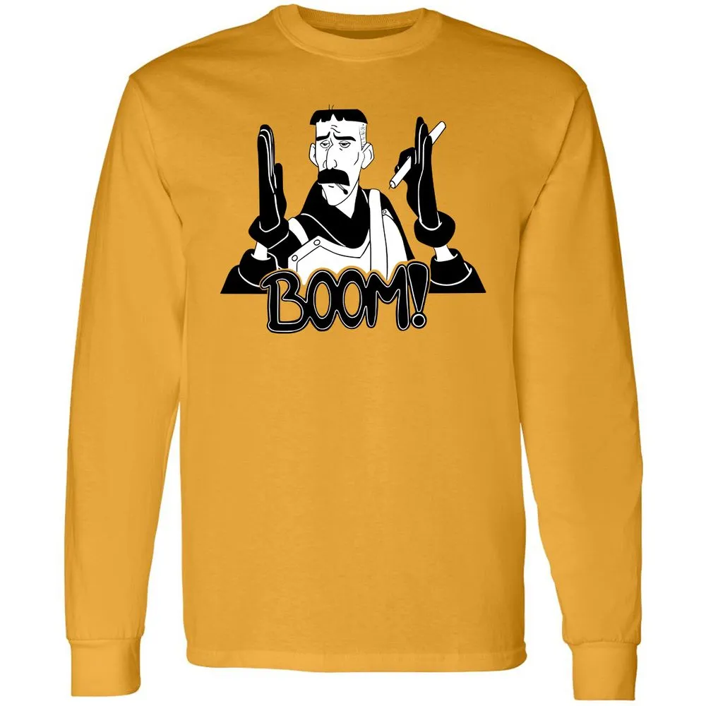 Long Sleeve T-Shirt - DM89XFUB - Gold - 9