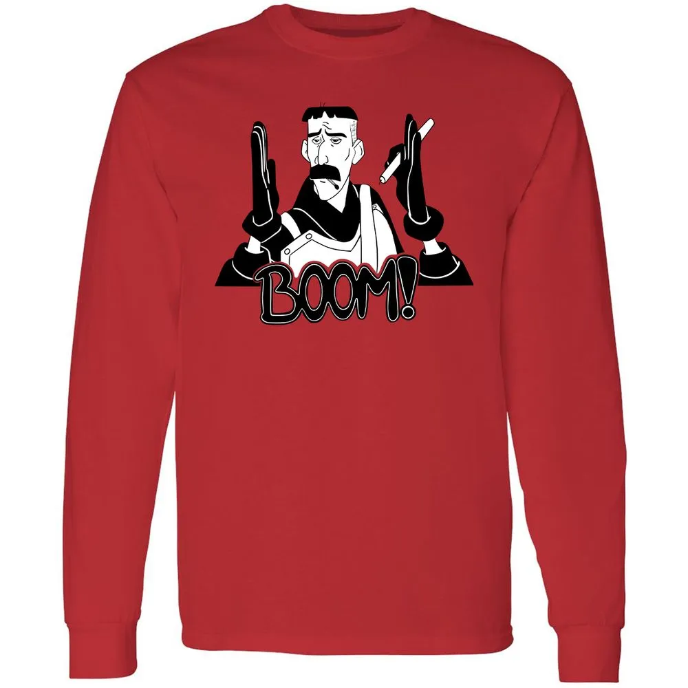 Long Sleeve T-Shirt - DM89XFUB - Red - 14
