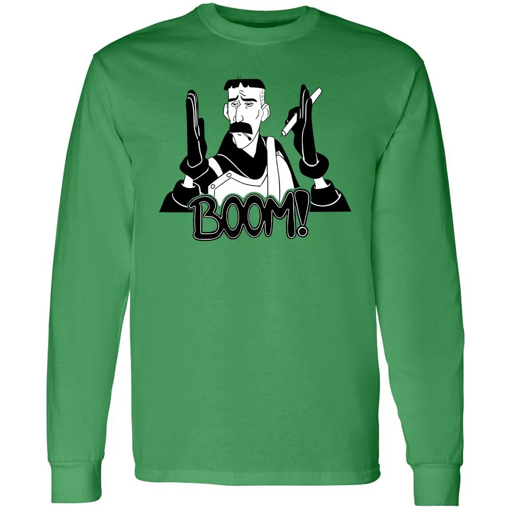 Long Sleeve T-Shirt - DM89XFUB - Irish Green - 10