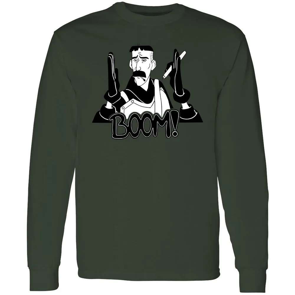 Long Sleeve T-Shirt - DM89XFUB - Forest Green - 8