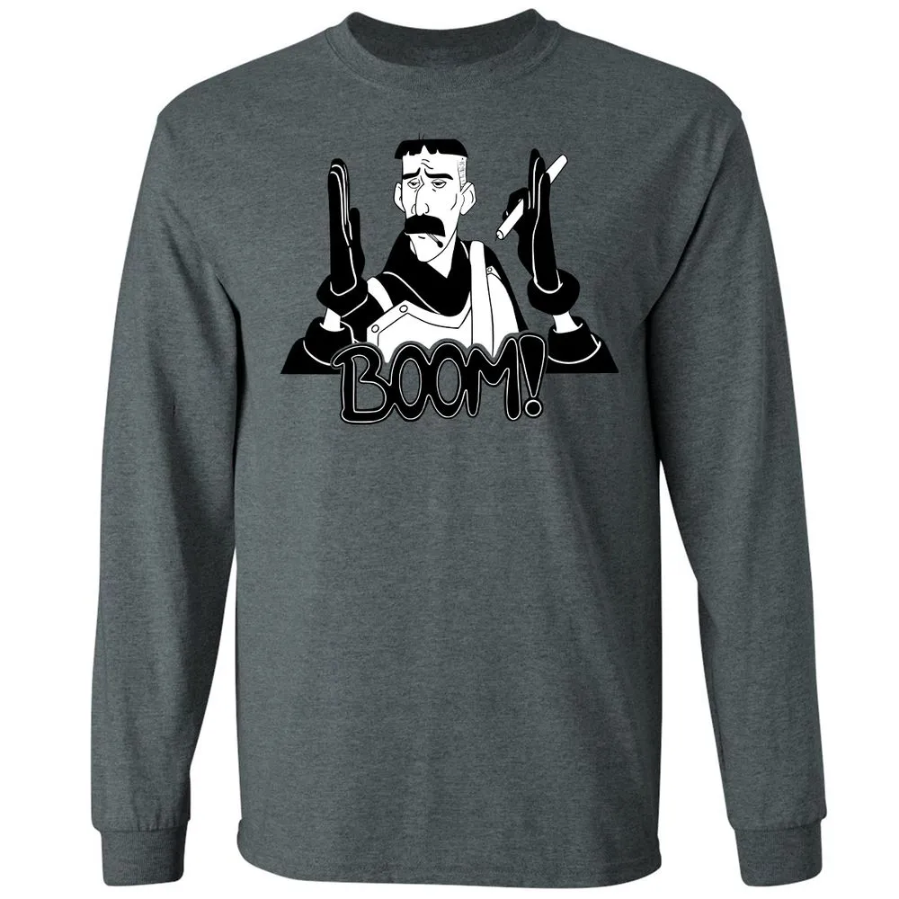 Long Sleeve T-Shirt - DM89XFUB - Dark Heather - 15