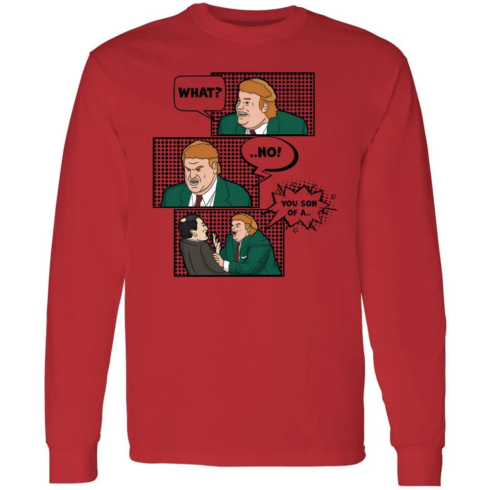 Long Sleeve T-Shirt - WTS3KJ95 - Red - 14