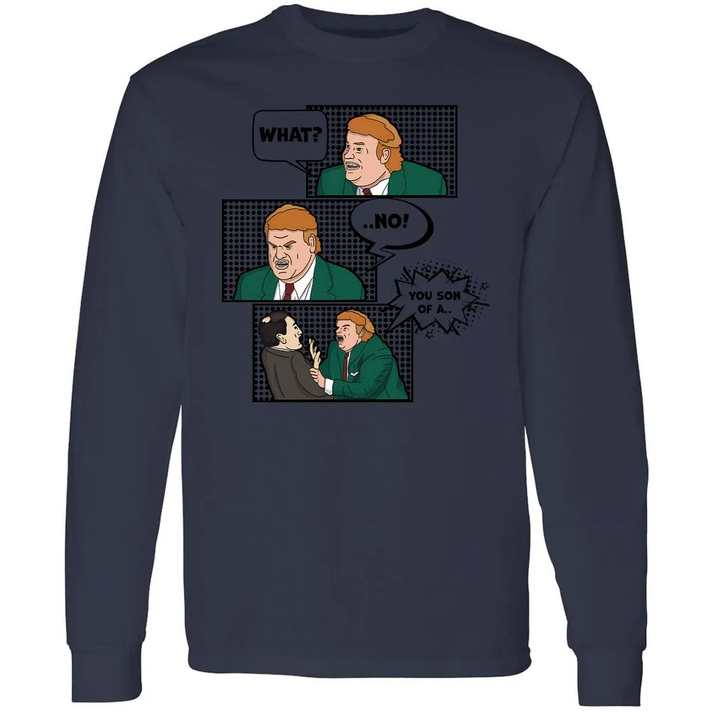 Long Sleeve T-Shirt - WTS3KJ95 - Navy - 12