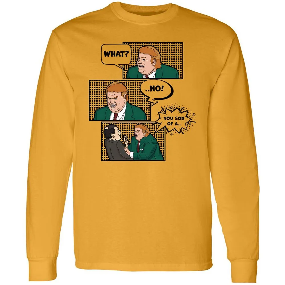 Long Sleeve T-Shirt - WTS3KJ95 - Gold - 9