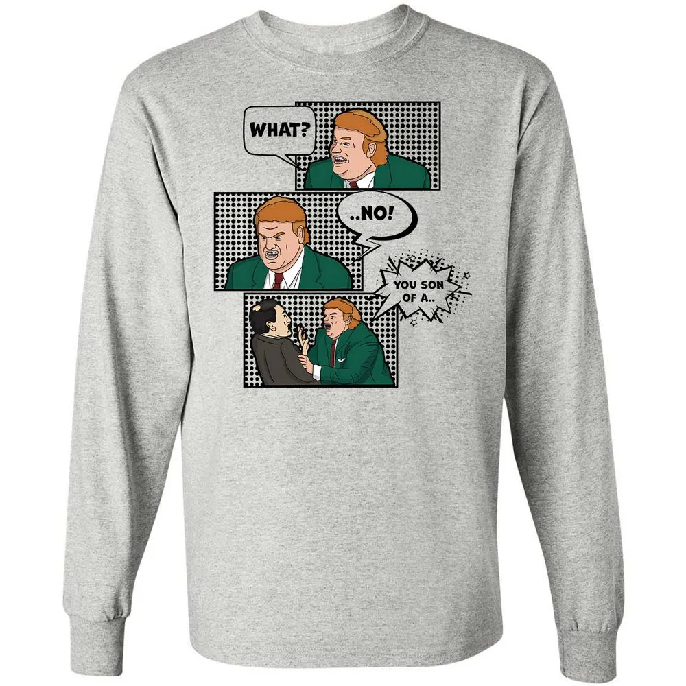 Long Sleeve T-Shirt - WTS3KJ95 - Ash - 5
