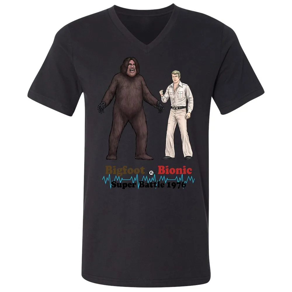 Unisex V-Neck T-Shirt - G7NMGAGQ - Black - 16