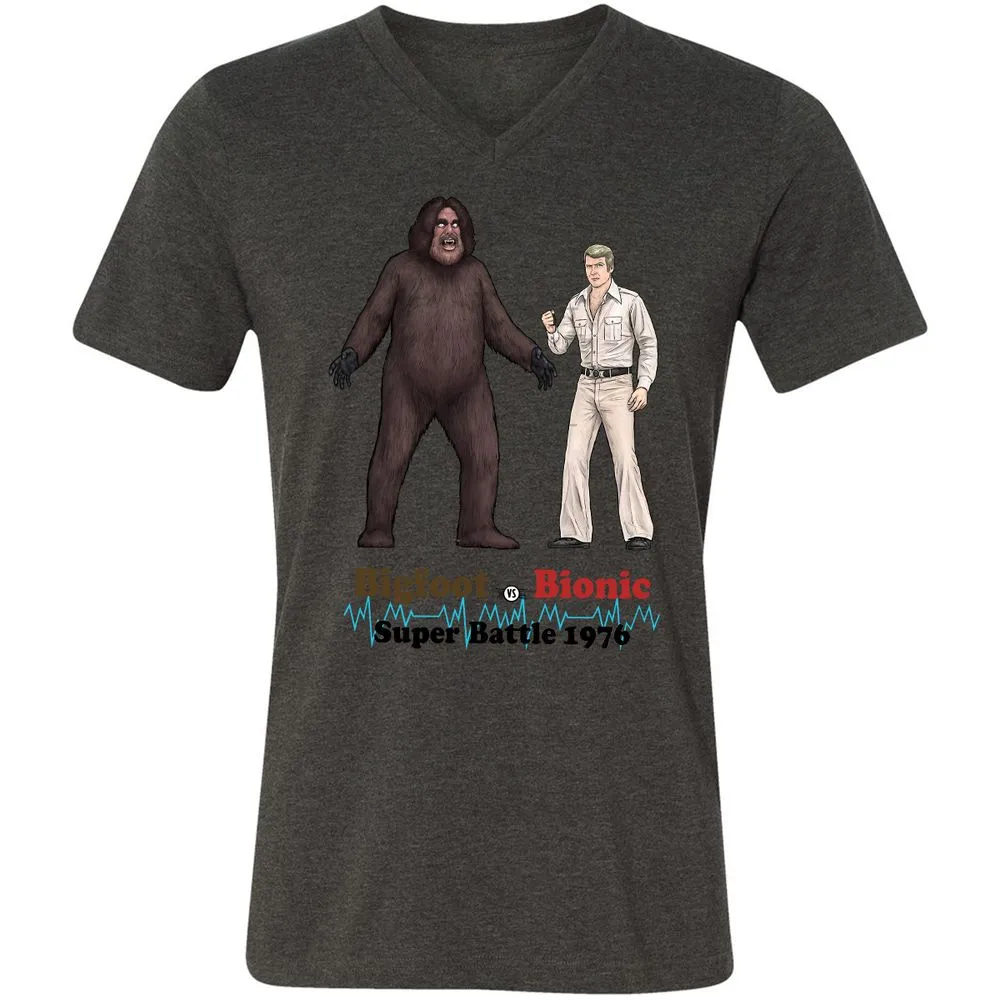Unisex V-Neck T-Shirt - G7NMGAGQ - Dark Grey Heather - 8