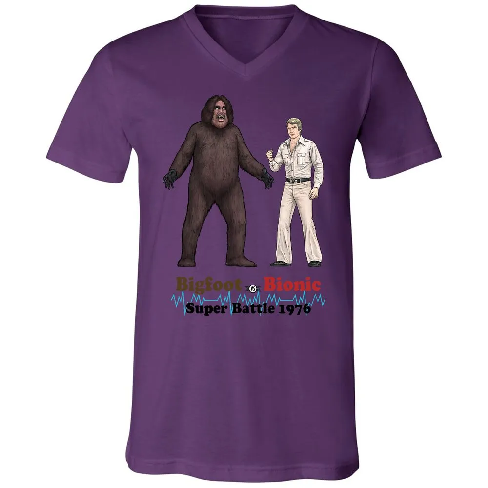 Unisex V-Neck T-Shirt - G7NMGAGQ - Team Purple - 2