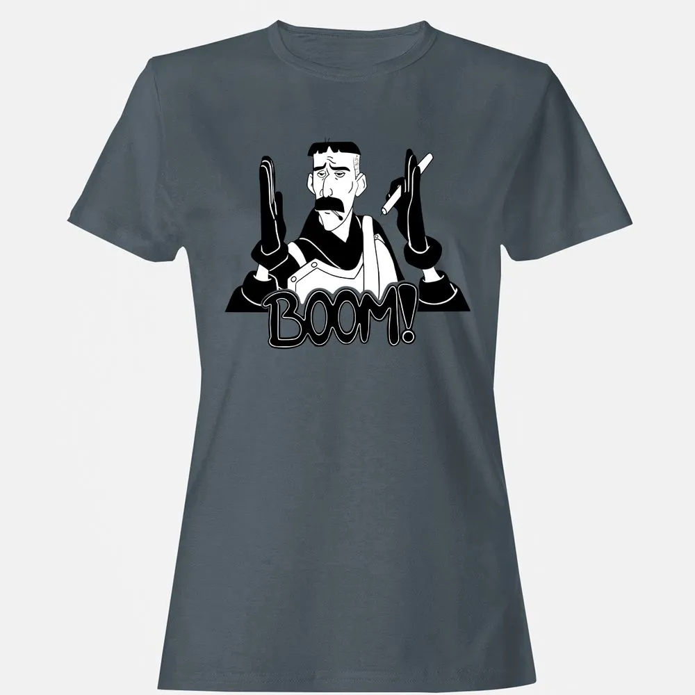 Women's T-Shirt - D7N9GNGX - Charcoal - 3