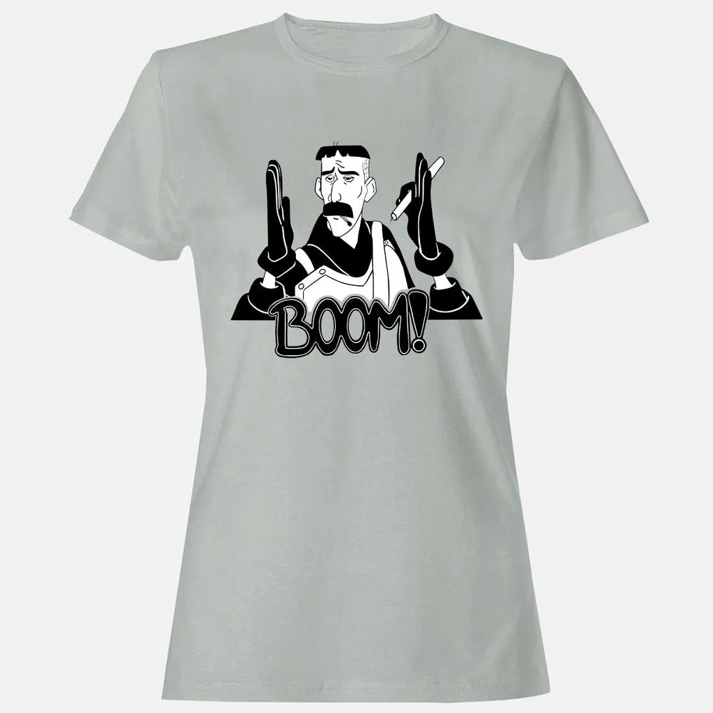 Women's T-Shirt - D7N9GNGX - Ash - 2