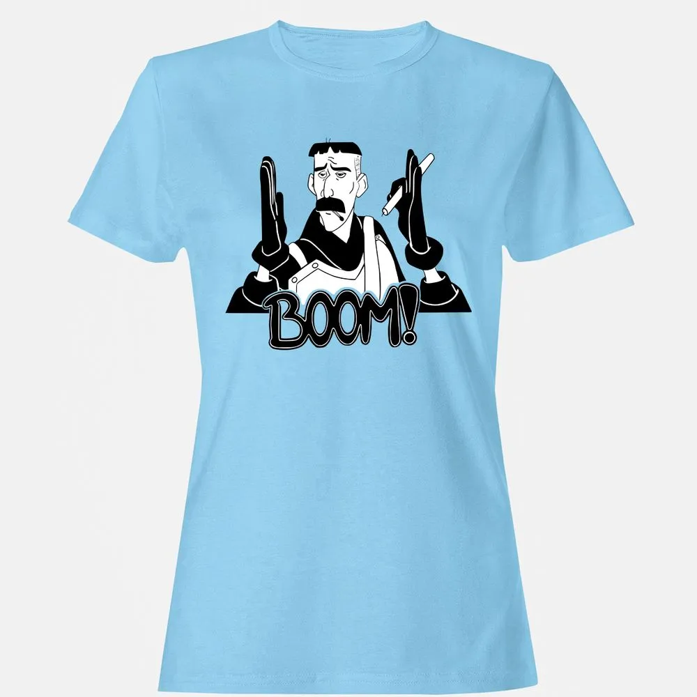 Women's T-Shirt - D7N9GNGX - Light Blue - 8