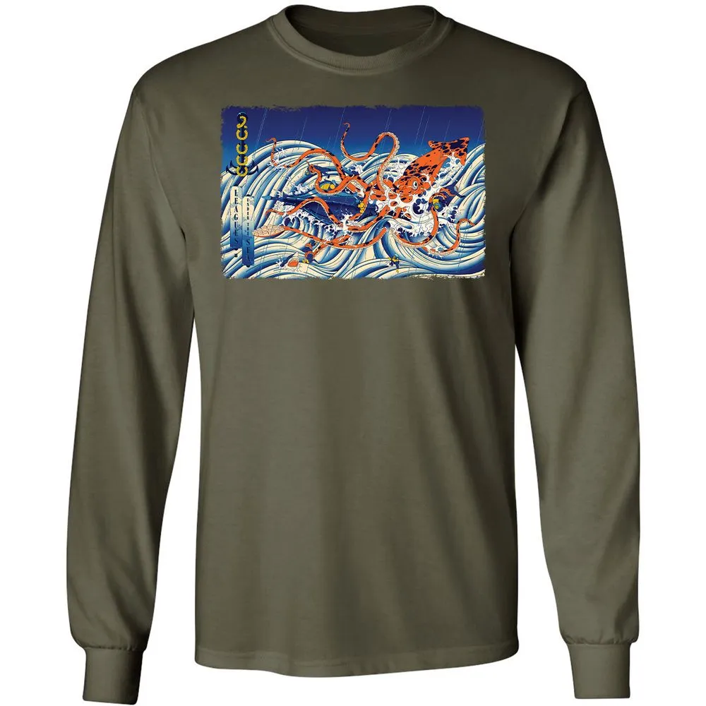Long Sleeve T-Shirt - XQVHDVQ8 - Military Green - 7