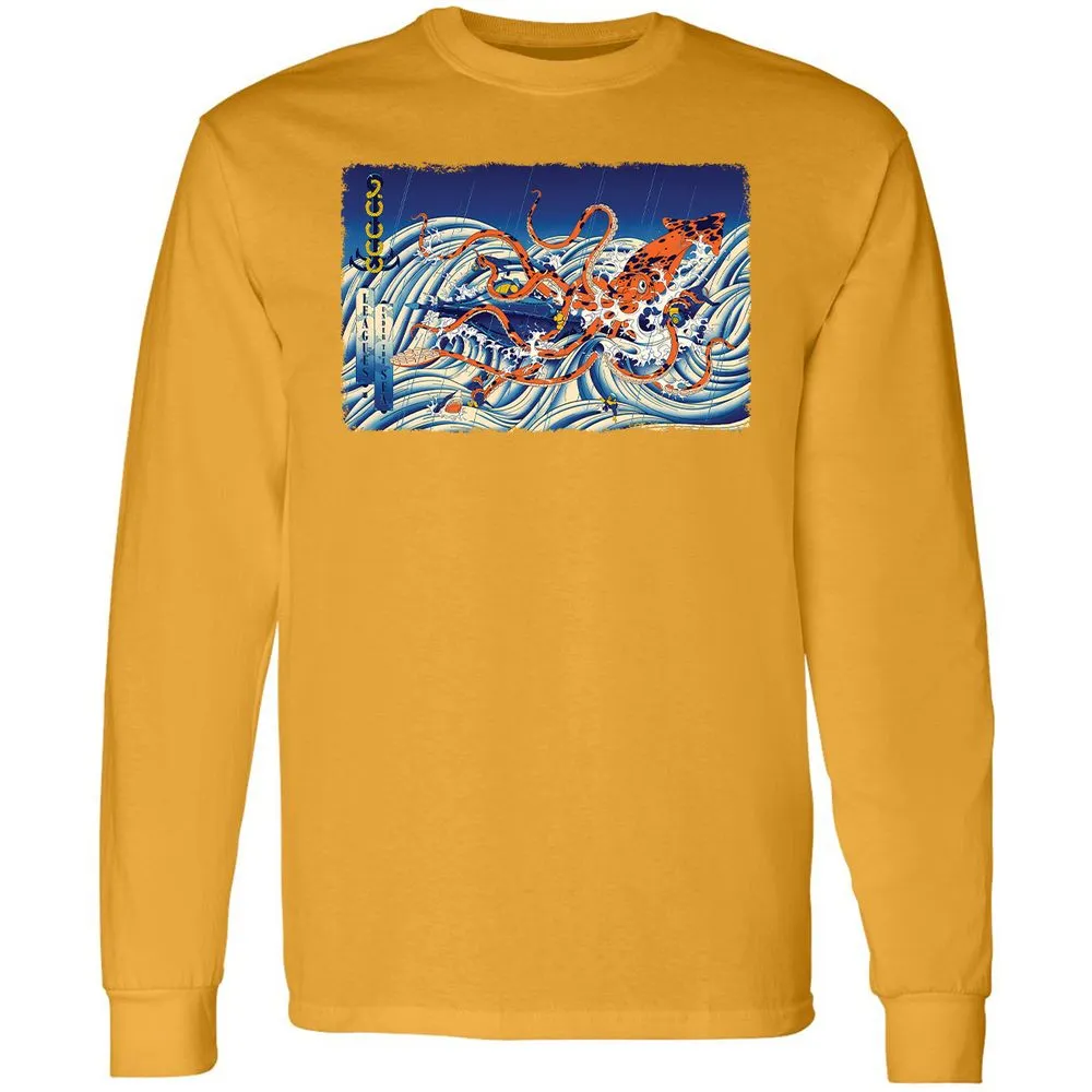 Long Sleeve T-Shirt - XQVHDVQ8 - Gold - 9