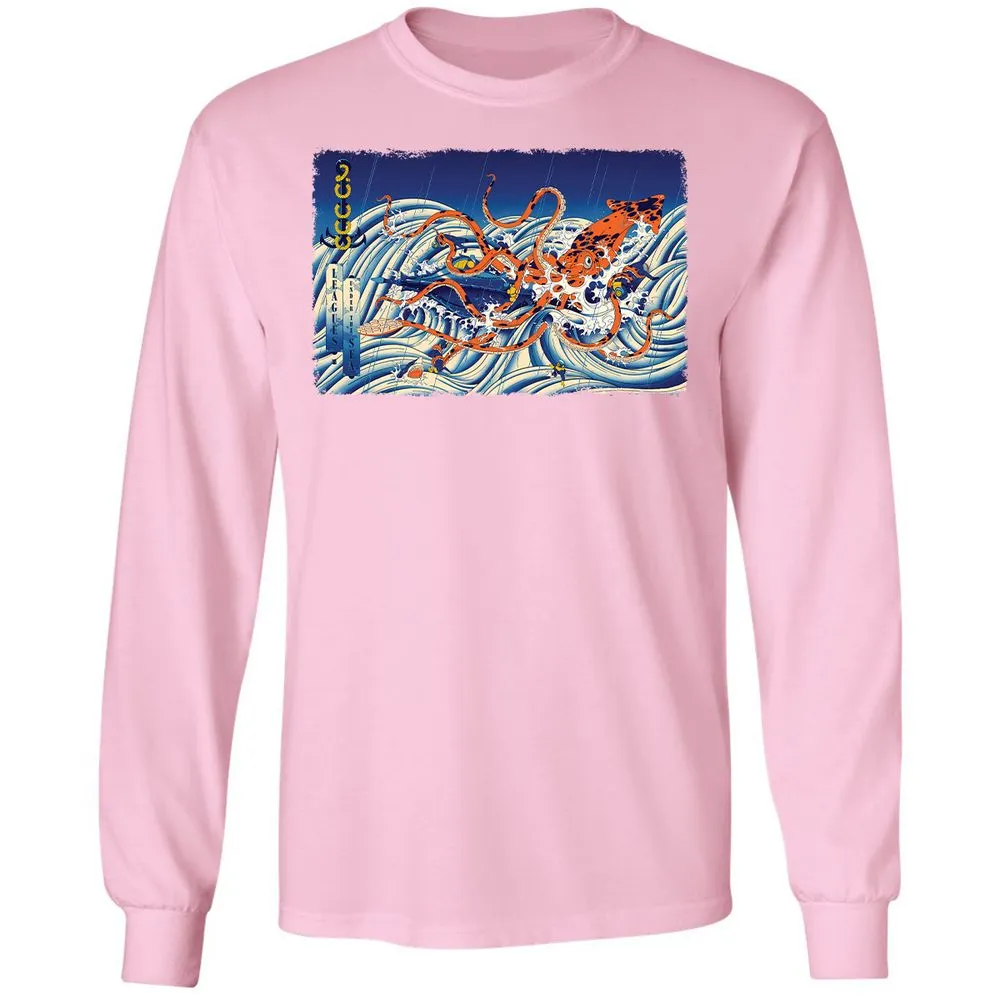 Long Sleeve T-Shirt - XQVHDVQ8 - Light Pink - 3