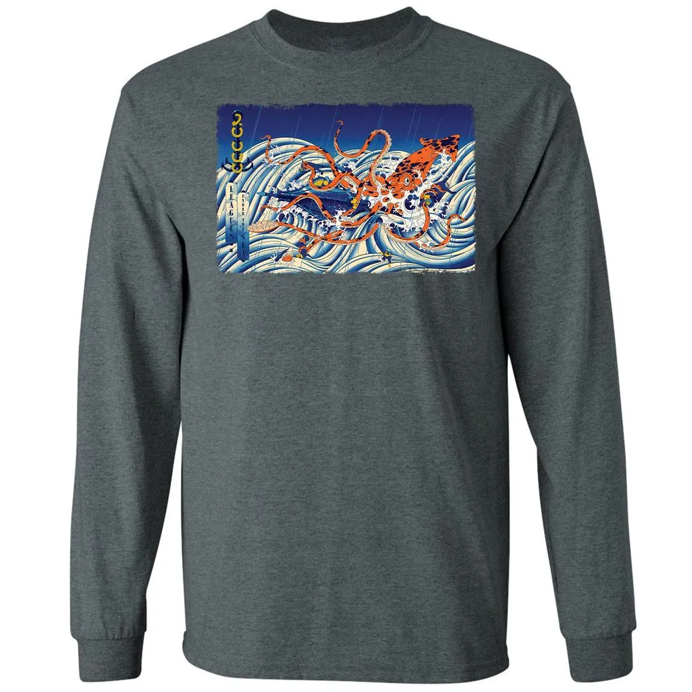 Long Sleeve T-Shirt - XQVHDVQ8 - Dark Heather - 15