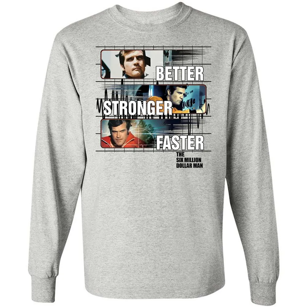 Long Sleeve T-Shirt - 64DPLVF7 - Ash - 5