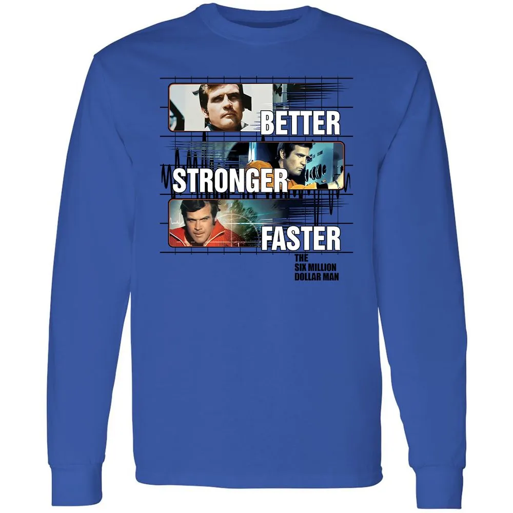 Long Sleeve T-Shirt - 64DPLVF7 - Royal - 4
