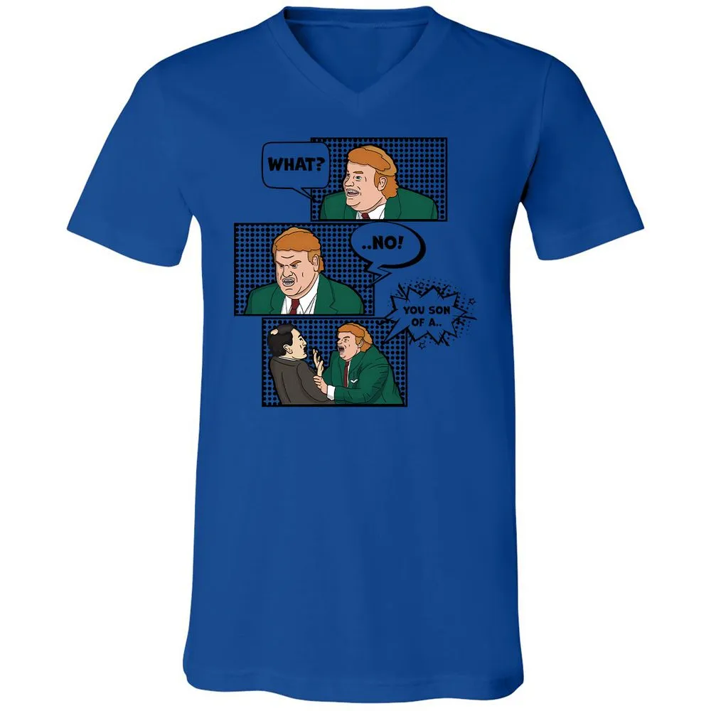 Unisex V-Neck T-Shirt - 1PVQNLPR - True Royal - 4