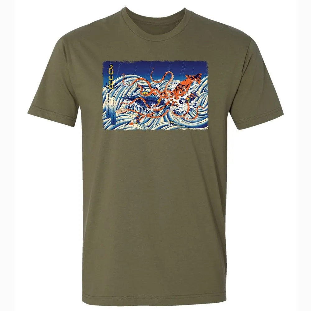 Premium Unisex T-Shirt - JWKWMTUV - Military Green - 5