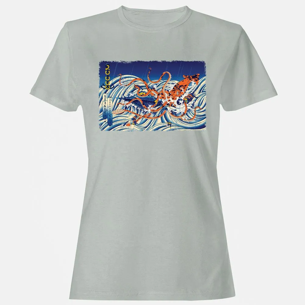 Women's T-Shirt - WXGEWKJG - Ash - 2