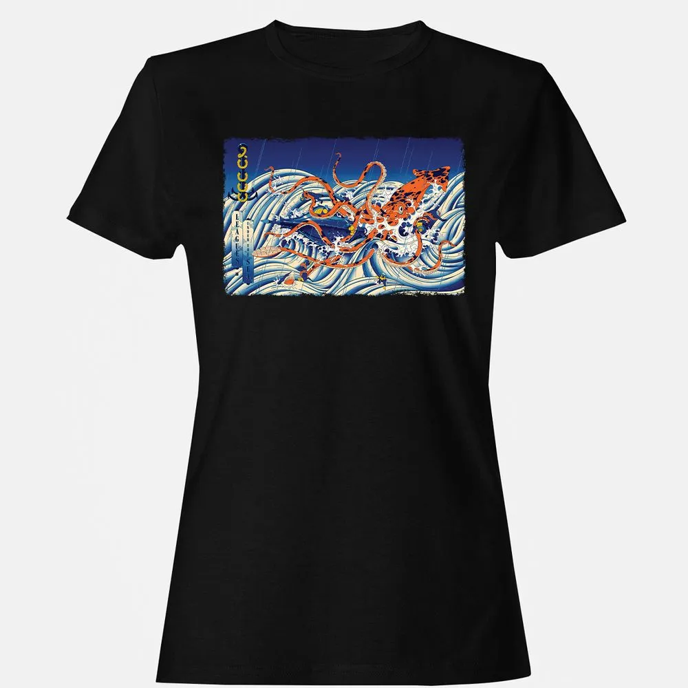 Women's T-Shirt - WXGEWKJG - Black - 16