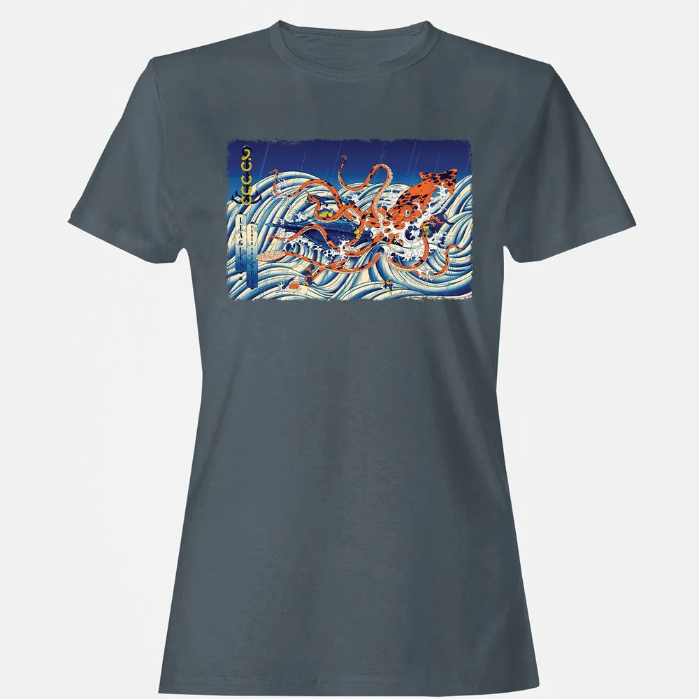 Women's T-Shirt - WXGEWKJG - Charcoal - 3